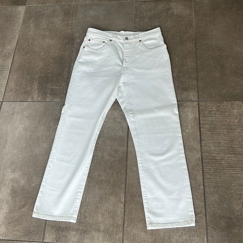 Levi’s 501 white jeans NWOT